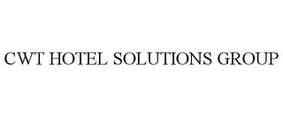 CWT HOTEL SOLUTIONS GROUP