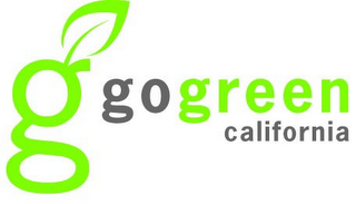 G GO GREEN CALIFORNIA