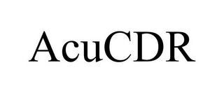 ACUCDR