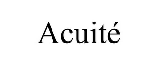 ACUITÉ