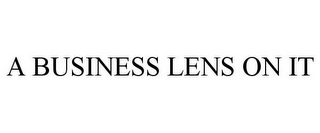 A BUSINESS LENS ON IT