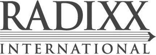 RADIXX INTERNATIONAL