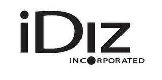 IDIZ INCORPORATED