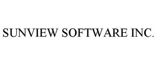 SUNVIEW SOFTWARE INC.