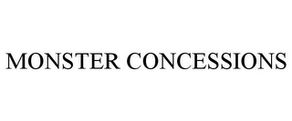 MONSTER CONCESSIONS