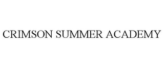 CRIMSON SUMMER ACADEMY