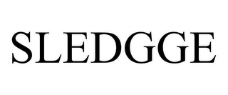 SLEDGGE
