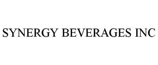 SYNERGY BEVERAGES INC