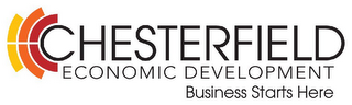 CHESTERFIELD ECONOMIC DEVELOPMENT BUSINESS STARTS HERE