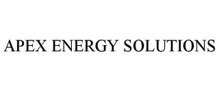 APEX ENERGY SOLUTIONS