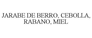 JARABE DE BERRO, CEBOLLA, RABANO, MIEL