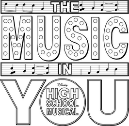 DISNEY HIGH SCHOOL MUSICAL THE MUSIC IN YOU