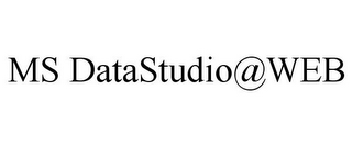 MS DATASTUDIO@WEB