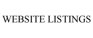 WEBSITE LISTINGS