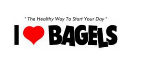 "THE HEALTHY WAY TO START YOUR DAY" I BAGELS