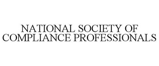 NATIONAL SOCIETY OF COMPLIANCE PROFESSIONALS