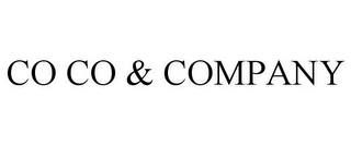 CO CO & COMPANY