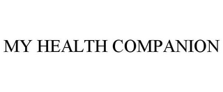MY HEALTH COMPANION