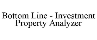 BOTTOM LINE - INVESTMENT PROPERTY ANALYZER