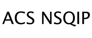 ACS NSQIP