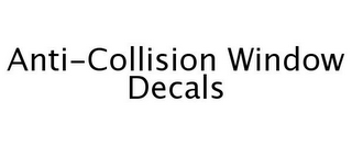 ANTI-COLLISION WINDOW DECALS