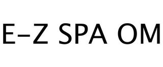 E-Z SPA OM