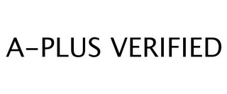 A-PLUS VERIFIED