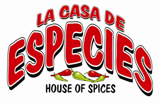 LA CASA DE ESPECIES