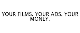 YOUR FILMS. YOUR ADS. YOUR MONEY.