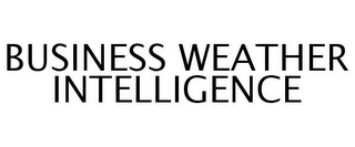 BUSINESS WEATHER INTELLIGENCE