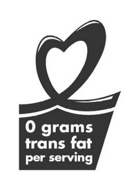 0 GRAMS TRANS FAT PER SERVING