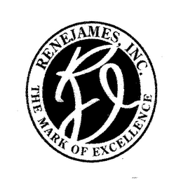 RENEJAMES INC. RJ THE MARK OF EXCELLENCE