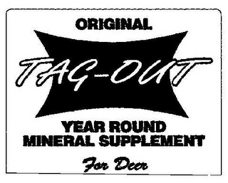 ORIGINAL TAG-OUT YEAR ROUND MINERAL SUPPLEMENT FOR DEER