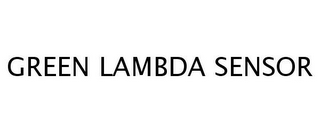 GREEN LAMBDA SENSOR