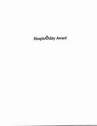 HOSPITAALITY AWARD