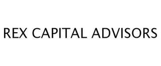 REX CAPITAL ADVISORS