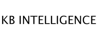 KB INTELLIGENCE