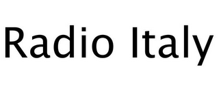 RADIO ITALY