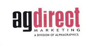 AGDIRECT MARKETING A DIVISION OF ALPHAGRAPHICS