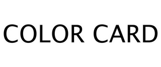 COLOR CARD