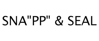 SNA"PP" & SEAL