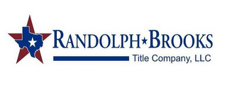 RANDOLPH BROOKS TITLE COMPANY, LLC