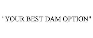 "YOUR BEST DAM OPTION"