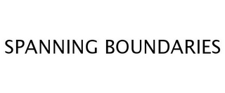SPANNING BOUNDARIES