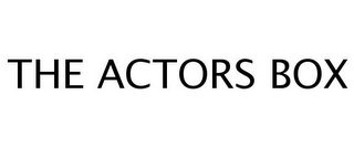 THE ACTORS BOX