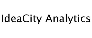 IDEACITY ANALYTICS