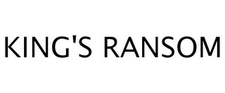KING'S RANSOM