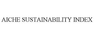 AICHE SUSTAINABILITY INDEX