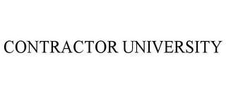 CONTRACTOR UNIVERSITY