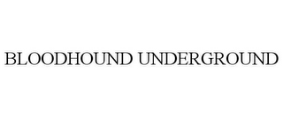 BLOODHOUND UNDERGROUND